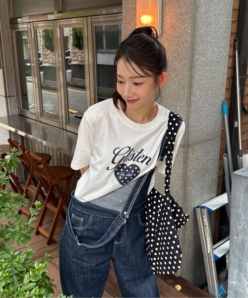 ZEROSTREET(ゼロストリート)の「チェリッシュ 半袖Tシャツ / ホワイト(Tシャツ/カットソー・レディース・ホワイト・MEDIUM/SMALL)」の4枚目の写真