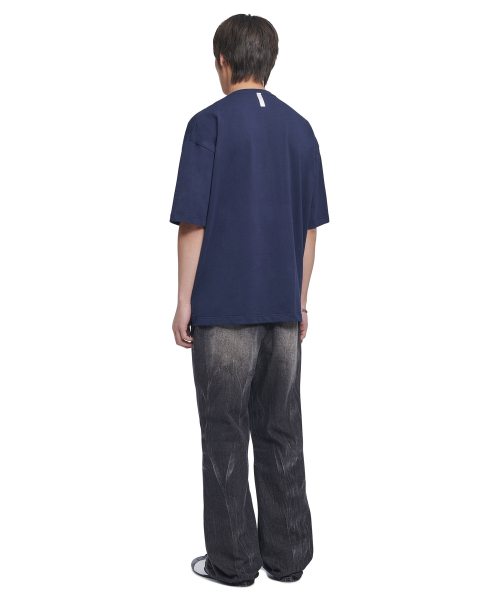 NOMANUAL（NOMANUAL）の「NM ENGINE T-SHIRT - DARK NAVY（Tシャツ/カットソー・レディース・その他・X-LARGE/SMALL/MEDIUM/LARGE）」の4枚目の写真
