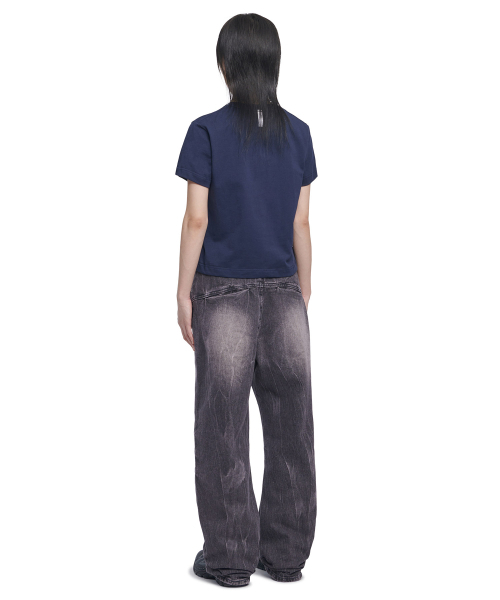 NOMANUAL（NOMANUAL）の「NM ENGINE T-SHIRT - DARK NAVY（Tシャツ/カットソー・レディース・その他・X-LARGE/SMALL/MEDIUM/LARGE）」の6枚目の写真