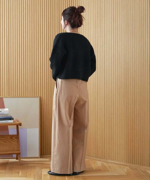 B.C STOCK(ベーセーストック)の「【ZOZO限定】手洗い可 / コンパクトニットカーデ(カーディガン/ボレロ・レディース・グレー/ブラック/サックスブルー/ブラウン/パープル・FREE)」の9枚目の写真