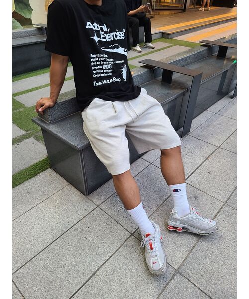 XERO（ゼロ）の「Deep One Tuck Sweat Shorts [Oatmeal]（その他パンツ・メンズ・その他・LARGE/MEDIUM/SMALL/X-LARGE）」の5枚目の写真