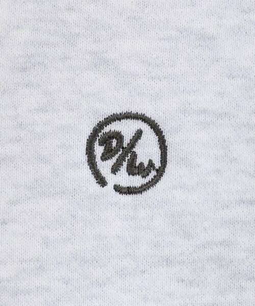TAKEO KIKUCHI（タケオキクチ）の「【LIMITED】ワンポイント刺繍ハーフジップスウェット トレーナー（スウェット・メンズ・ライトグレー/ブラック・03/04）」の13枚目の写真