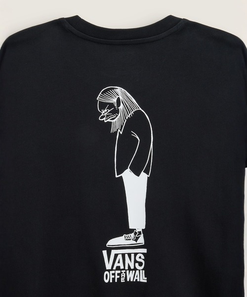 VANS（バンズ）の「YUSUKE HANAI Tシャツ / HANAI LS TEE Black VN000SPSBLK1（Tシャツ/カットソー・メンズ・ブラック・LARGE/MEDIUM/SMALL/X-LARGE/X-SMALL/XX-LARGE）」の5枚目の写真
