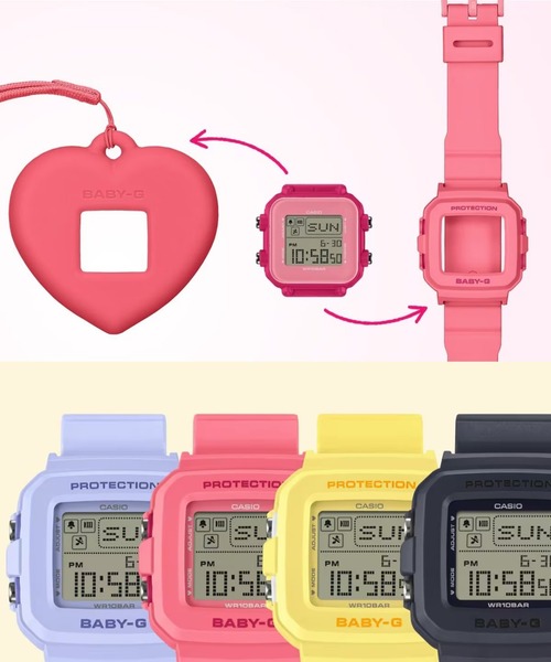 G-SHOCK(ジーショック)の「BABY-G/ベイビージー 腕時計 "BABY-G+PLUS" BGD-10KH-4JR(デジタル腕時計・レディース・ピンク・FREE)」の22枚目の写真