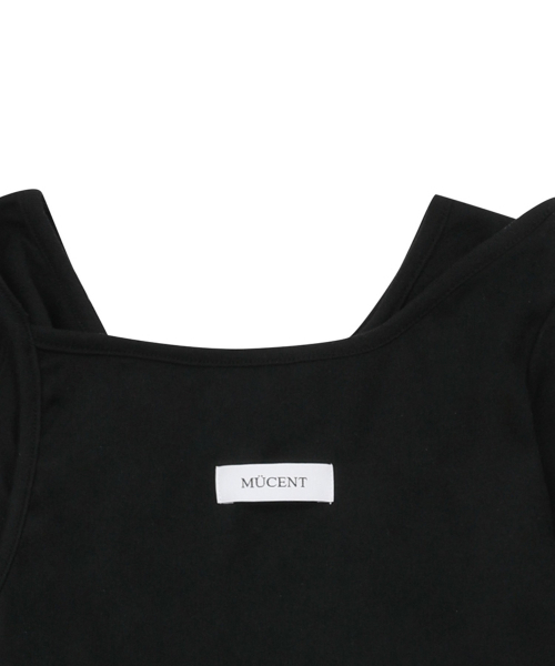 MUCENT(ムセント)の「ダブリ アンバランスセットTシャツ (4色)(Tシャツ/カットソー・レディース・ネイビー/ブラウン/グレー/ブラック・FREE)」の15枚目の写真