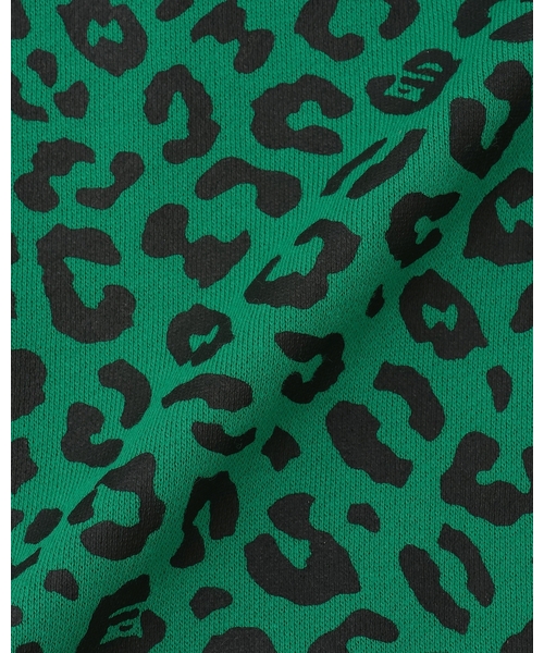 XLARGE KIDS（エクストララージキッズ）の「レオパード総柄パーカー（パーカー・キッズ・トップグレー/グリーン・90cm/130cm/110cm/140cm/100cm/120cm）」の8枚目の写真