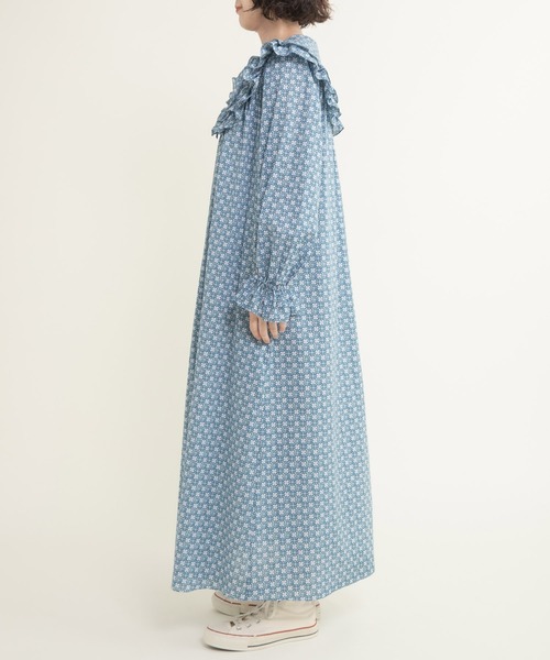 Dot&Stripes CHILD WOMAN(ドットアンドストライプス チャイルドウーマン)の「リバティデイジー・リンク ヨークフリルワンピース(ワンピース・レディース・ブルー/ピンク・FREE)」の22枚目の写真