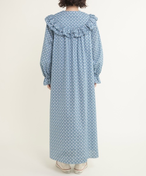 Dot＆Stripes CHILD WOMAN（ドットアンドストライプス　チャイルドウーマン）の「☆リバティデイジー・リンク ヨークフリルワンピース（ワンピース・レディース・ブルー/ピンク・FREE）」の17枚目の写真