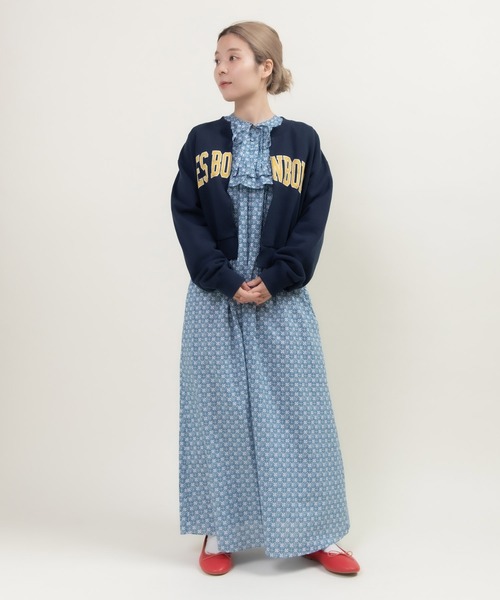 Dot&Stripes CHILD WOMAN(ドットアンドストライプス チャイルドウーマン)の「リバティデイジー・リンク ヨークフリルワンピース(ワンピース・レディース・ブルー/ピンク・FREE)」の20枚目の写真