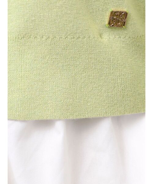 LAGUNAMOON（ラグナムーン）の「ペプラムドッキングニットカーディガン（カーディガン/ボレロ・レディース・チャコールグレー/イエロー/ブラウン/グリーン・FREE）」の18枚目の写真