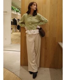 LAGUNAMOON | ペプラムドッキングニットカーディガン(カーディガン/ボレロ)