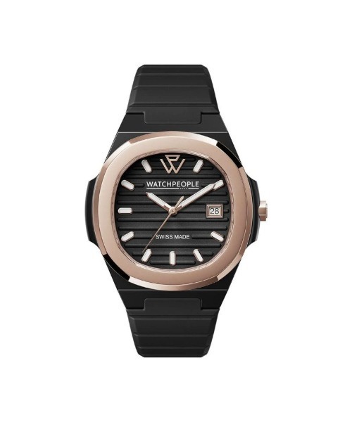 WATCHPEOPLE(ウォッチピープル)の「「WATCHPEOPLE/ウォッチピープル」WP7 - ソリッド - シリ(アナログ腕時計・メンズ・ブラック系その他/ブラック×ブルー/ホワイト×ゴールド/ブラック×グリーン/ミント/ホワイト系その他/ブラック×ゴールド/ブラック×シルバー・FREE)」の3枚目の写真