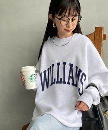MICA&DEAL（マイカ＆ディール）の「[MICA&DEAL/マイカアンドディール] WILLIAMS ロゴプリント オーバースウェット（スウェット）」