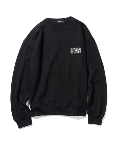 MASSNOUN(マスノウン)の「リスティクティッドエリア ヘビーオーバーサイズマンツーマンTシャツ MSHCR002-BK(スウェット・レディース・その他・SMALL/MEDIUM/XL)」の4枚目の写真