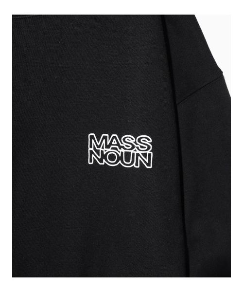 MASSNOUN(マスノウン)の「リスティクティッドエリア ヘビーオーバーサイズマンツーマンTシャツ MSHCR002-BK(スウェット・レディース・その他・SMALL/MEDIUM/XL)」の6枚目の写真