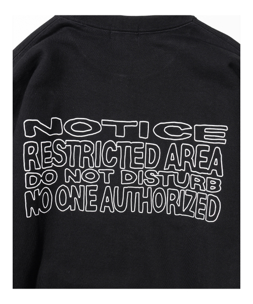MASSNOUN(マスノウン)の「リスティクティッドエリア ヘビーオーバーサイズマンツーマンTシャツ MSHCR002-BK(スウェット・レディース・その他・SMALL/MEDIUM/XL)」の3枚目の写真