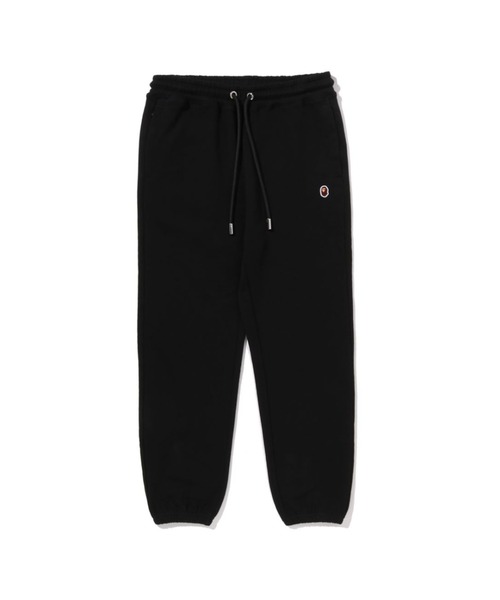 A BATHING APE（アベイシングエイプ）の「ONE POINT REGUALR FIT SWEATPANTS（スウェットパンツ・メンズ・グレー/アイボリー/ブラック・LARGE/MEDIUM/X-LARGE/SMALL/XX-LARGE）」の2枚目の写真