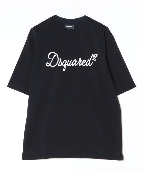 DSQUARED2(ディースクエアード)の「Loose Fit Dsquared2 Signature/0261/CO(Tシャツ/カットソー・メンズ・ホワイト/ブラック・S/M/L/XL)」の2枚目の写真