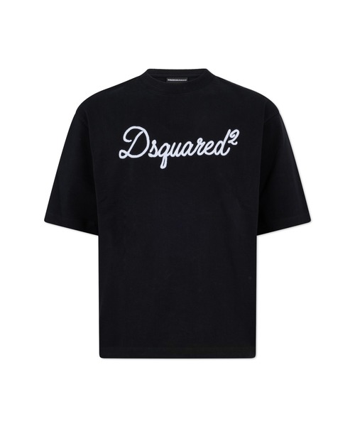 DSQUARED2(ディースクエアード)の「Loose Fit Dsquared2 Signature/0261/CO(Tシャツ/カットソー・メンズ・ホワイト/ブラック・S/M/L/XL)」の4枚目の写真