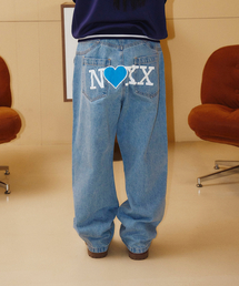 HEART 14 DENIM PANTS LIGHT BLUE