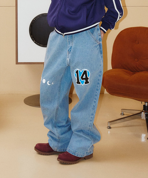 NYXX（エヌワイエックスエックス）の「HEART 14 DENIM PANTS LIGHT BLUE（デニムパンツ・レディース・その他・SMALL/MEDIUM）」の2枚目の写真