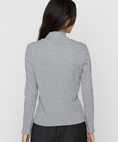 COMME CA（コムサ）の「〔 TALLサイズ 〕 コットンウールテレコ プルオーバー（Tシャツ/カットソー・レディース・サックスブルー/ブラック/トップグレー・13号/15号）」の10枚目の写真