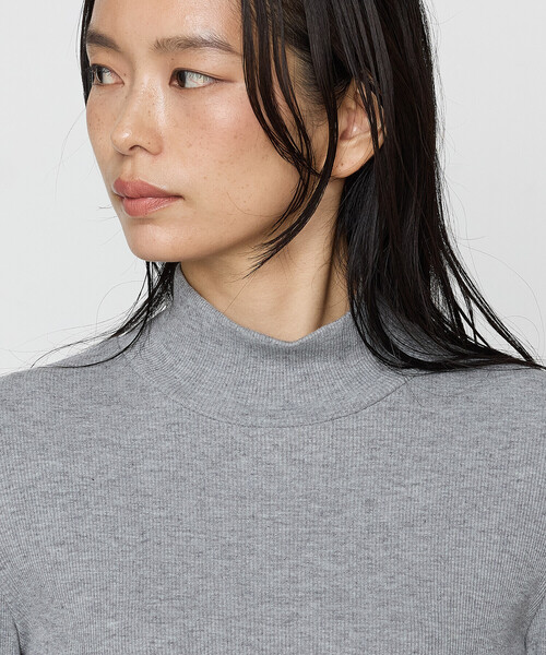 COMME CA（コムサ）の「〔 TALLサイズ 〕 コットンウールテレコ プルオーバー（Tシャツ/カットソー・レディース・サックスブルー/ブラック/トップグレー・13号/15号）」の11枚目の写真