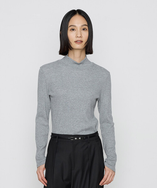 COMME CA（コムサ）の「〔 TALLサイズ 〕 コットンウールテレコ プルオーバー（Tシャツ/カットソー・レディース・サックスブルー/ブラック/トップグレー・13号/15号）」の13枚目の写真