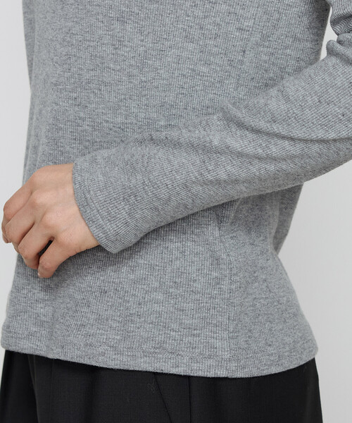 COMME CA（コムサ）の「〔 TALLサイズ 〕 コットンウールテレコ プルオーバー（Tシャツ/カットソー・レディース・サックスブルー/ブラック/トップグレー・13号/15号）」の20枚目の写真