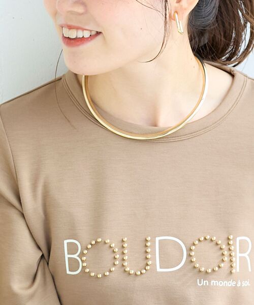 le.coeur blanc(ルクールブラン)の「O フラットネックカフ(ネックレス・レディース・ゴールド・FREE)」の13枚目の写真