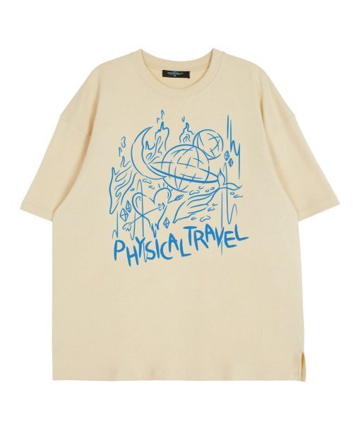 ASTRAL PROJECTION（アストラルプロジェクション）の「フロントフィジカルトレベルラウンドネック15番手コットン半袖Tシャツ_バター（Tシャツ/カットソー・レディース・その他・LARGE/X-LARGE/XX-LARGE）」の2枚目の写真