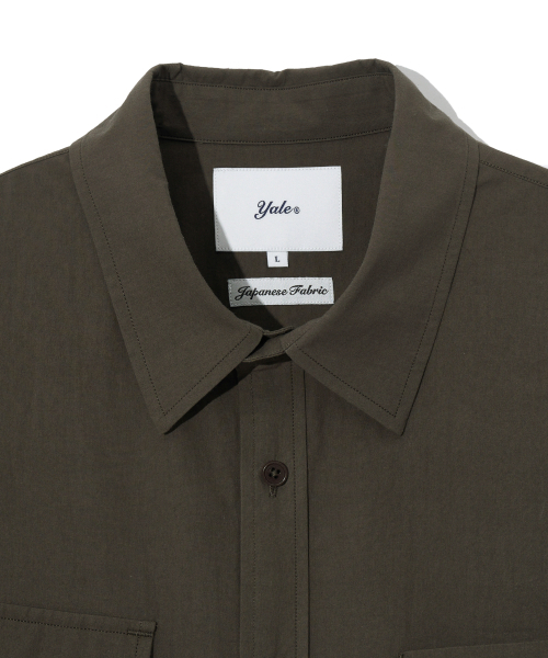 YALE(イェール)の「60S TYPEWRITER DOUBLE POCKET SCROLL SLEEVE SHIRT BROWN(シャツ/ブラウス・レディース・その他・SMALL/X-LARGE/MEDIUM/LARGE)」の4枚目の写真