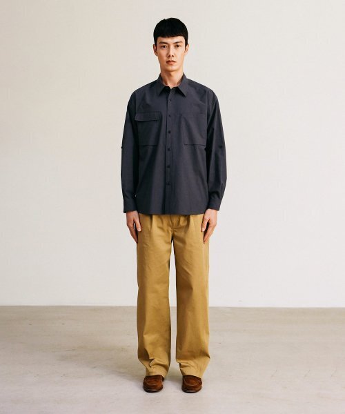 YALE(イェール)の「60S TYPEWRITER DOUBLE POCKET SCROLL SLEEVE SHIRT BROWN(シャツ/ブラウス・レディース・その他・SMALL/X-LARGE/MEDIUM/LARGE)」の13枚目の写真
