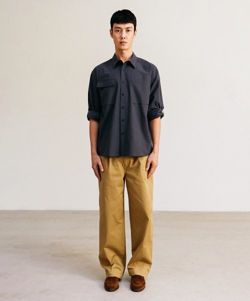 YALE(イェール)の「60S TYPEWRITER DOUBLE POCKET SCROLL SLEEVE SHIRT BROWN(シャツ/ブラウス・レディース・その他・SMALL/X-LARGE/MEDIUM/LARGE)」の17枚目の写真