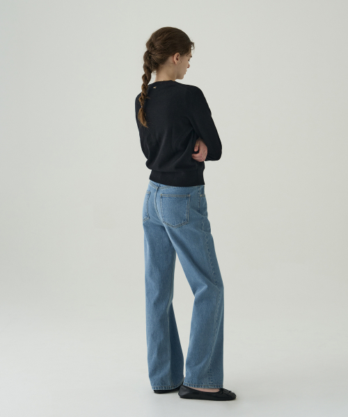 DRAWFIT WOMEN（ドローフィットウーマン）の「コアストレートフィットデニムパンツ[ブラック]（デニムパンツ・レディース・その他・SMALL/MEDIUM/LARGE）」の9枚目の写真