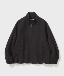 WOOL HARRINGTON JACKET (PURPLE)