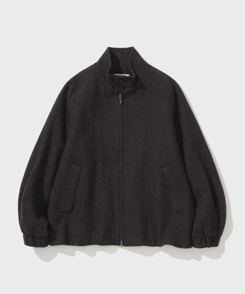 SHIRTER(シャーター)の「WOOL HARRINGTON JACKET (PURPLE)(テーラードジャケット・メンズ・その他・SMALL/MEDIUM/LARGE)」の1枚目の写真