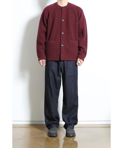 HORLISUN(ホーリーサン)の「Annette Superfine Wool Heavy Rib Knit Cardigan Melange Burgundy(カーディガン/ボレロ・レディース・その他・MEDIUM/LARGE)」の7枚目の写真