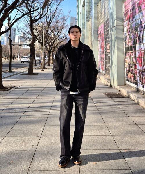 DECET（デケト）の「Dawn Semi Flared Jeans DCPT044CRBlackB（デニムパンツ・レディース・その他・26/28/30/32/34）」の5枚目の写真