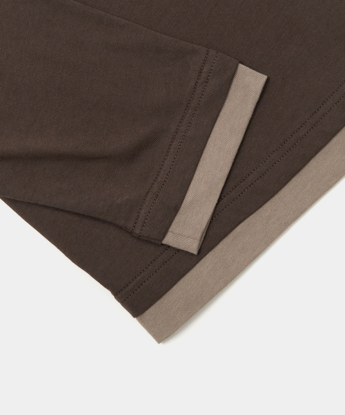 EXCONTAINER(エックスコンテナ)の「ヴィンテージレイヤードロングスリーブ (BROWN)(Tシャツ/カットソー・メンズ・その他・MEDIUM/LARGE/X-LARGE)」の3枚目の写真
