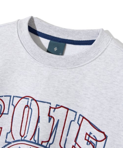 Diamond Layla（ダイアモンドレイラ）の「Time Flow Overlap Sweatshirt T81 - White Melange（スウェット・レディース・その他・LARGE/MEDIUM/X-LARGE）」の3枚目の写真