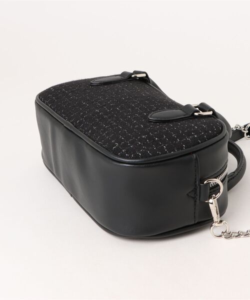 archives（アルシーヴ）の「’キルトスクエアバッグ’（ショルダーバッグ・レディース・ブラック×ホワイト/ブラック/ワイン・FREE）」の5枚目の写真