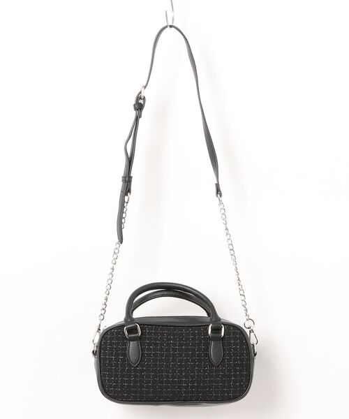 archives（アルシーヴ）の「’キルトスクエアバッグ’（ショルダーバッグ・レディース・ブラック×ホワイト/ブラック/ワイン・FREE）」の17枚目の写真