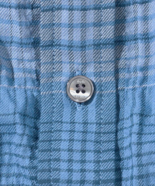 Diamond Layla(ダイアモンドレイラ)の「UV Crinkle Washed Deep Blue Check Shirt S172(シャツ/ブラウス・レディース・その他・SMALL/MEDIUM/LARGE/X-LARGE)」の6枚目の写真