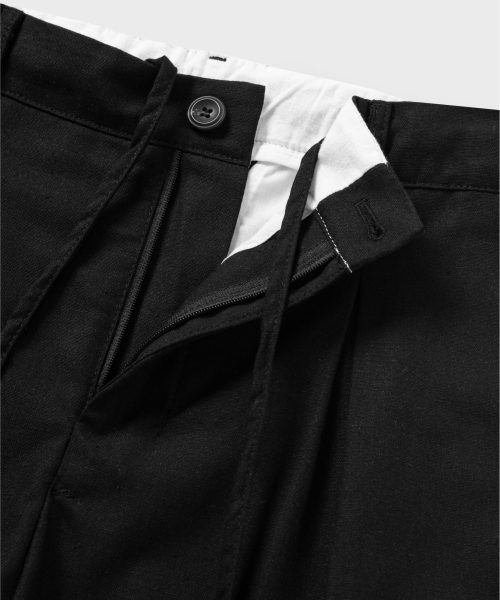 NONBLANK（ノンブランク）の「ワイドフィットリネンハーフパンツ_BLACK（その他パンツ・メンズ・その他・MEDIUM/SMALL/LARGE/X-LARGE）」の5枚目の写真