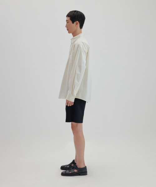 NONBLANK（ノンブランク）の「ワイドフィットリネンハーフパンツ_BLACK（その他パンツ・メンズ・その他・MEDIUM/SMALL/LARGE/X-LARGE）」の12枚目の写真