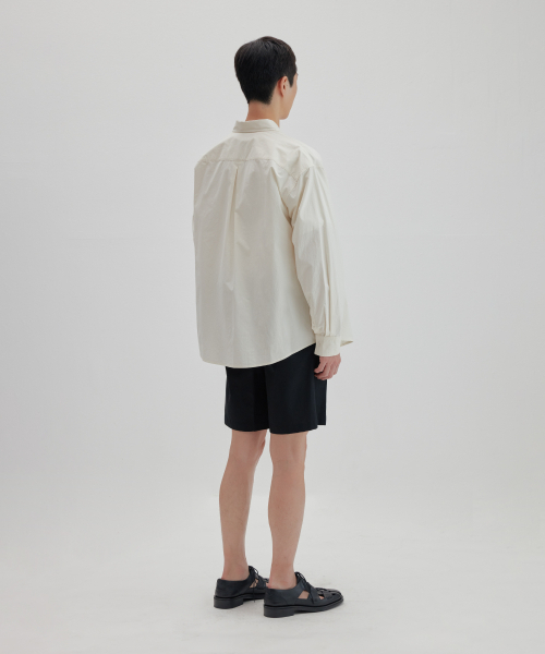 NONBLANK（ノンブランク）の「ワイドフィットリネンハーフパンツ_BLACK（その他パンツ・メンズ・その他・MEDIUM/SMALL/LARGE/X-LARGE）」の13枚目の写真