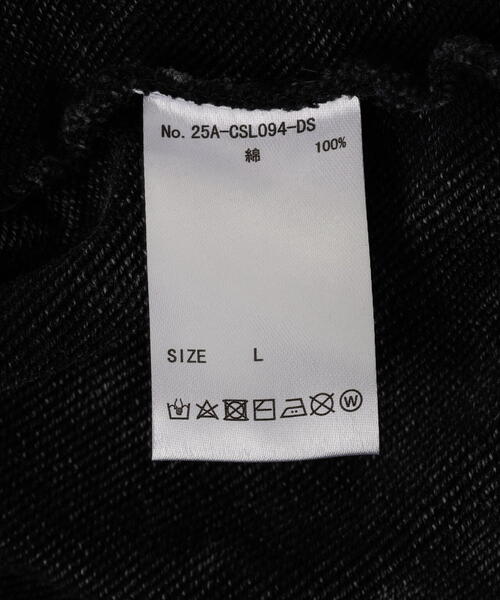 DANKE SCHON(ダンケシェーン)の「DankeSchon/ダンケシェーン/CHEMICAL SWEAT CREWNECK(スウェット・レディース・ブラック・M/L)」の4枚目の写真