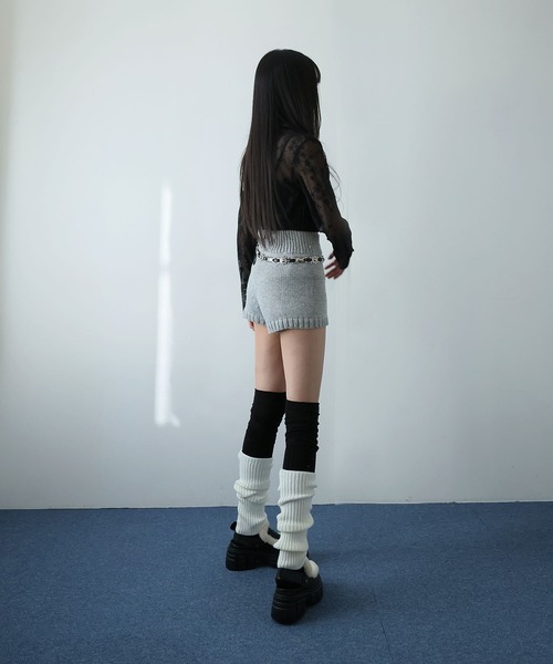 Ulysses(ユリシス)の「星柄シアーカットソー(Tシャツ/カットソー・レディース・ブラック/ホワイト・F)」の8枚目の写真