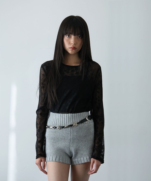 Ulysses(ユリシス)の「星柄シアーカットソー(Tシャツ/カットソー・レディース・ブラック/ホワイト・F)」の15枚目の写真